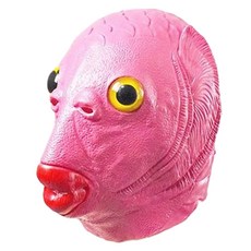 엘쏘 할로윈데이 외계인 마스크 가면 코스튬, 핑크, 1개