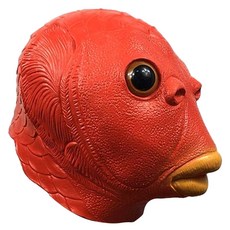 Elsso 萬聖節外星人面具假面服裝, 1個, 紅色