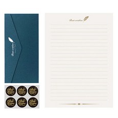 Maket Gamseong 情書信封套組, 1套, 誠摯祝福