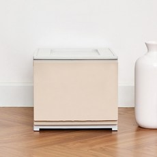 CASAMARU 時尚扁平單層收納盒 窄版 250, 窄版 250 - 米色