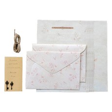 Maket Gamseong 浪漫告白信紙組, 野花款式2, 3套