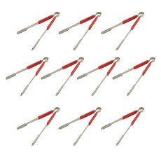 코코렉스 스텐 애플 악어 고기 집게, 혼합색상, 10개