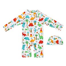 aquatica 嬰幼兒連身防曬衣 AQABS404 + 帽子套組