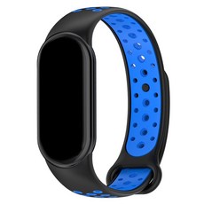 스페이스쉴드 스포티 실리콘 스트랩, 블랙블루