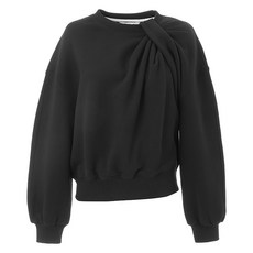 yournamehere 女款蝴蝶結扭結棉質大學T