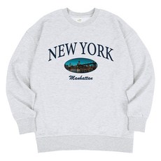 에어플레인 뉴욕 맨하탄 오버핏 맨투맨