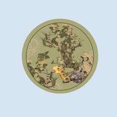 Hot Hot Market 餐桌皮革防水墊, 14 x 14 cm, 款式1, 1個