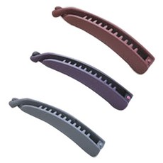 BaamsCompany 簡約霧面香蕉夾3件組