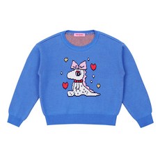 Pink Dragon 女童愛心星星龍針織衫 N1