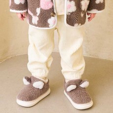 mollimelli friends 幼兒用New Cozy Warm絲絨慢跑褲