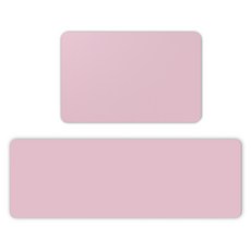 Mother's HOME 地墊2件組, 粉紅色, 1套