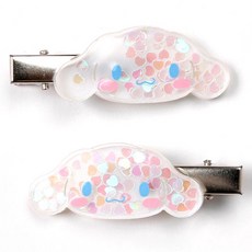 케이제이잡화점 글리터 헤어클립 2종 세트