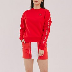 HALEY 여성용 슬리브 로고 스웨트 셔츠 HS-KT1002