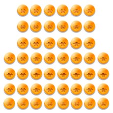 Weinixun Baegot International ABS 練習用桌球 40mm, 橘色, 50個, 1入