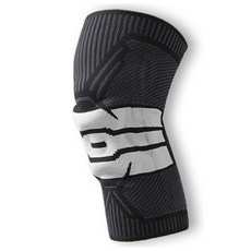 징바 배곧인터내셔널 헬스 크로스핏 실리콘 스프링 지지 무릎보호대, 그레이, 1개