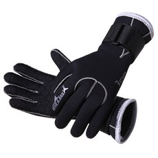 DIVE & SAIL River Fox 水肺潛水手套, 黑色