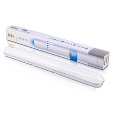 ELBA 멜리빙 번개표 LED 일자 천장등 50W 주광색 플리커프리, 화이트