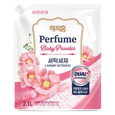 HAPPYHOME Power Gel Fresh Boost 嬰兒爽身粉香洗衣精 補充包, 1個, 2.1L