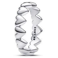 PANDORA 潘多拉 女款Be Love愛心環戒 + 提袋 + 小卡片