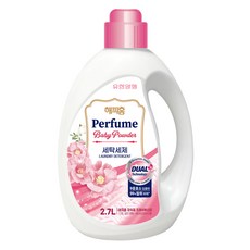 HAPPYHOME Yuhan Corporation Power Gel 室內乾燥清新助推器通用滾筒洗衣粉嬰兒爽身粉香味, 1個, 2.7L