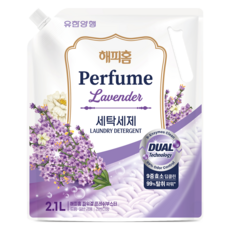 HAPPYHOME Power Gel Fresh Booster 薰衣草香液體洗衣精 補充包, 1個, 2.1L