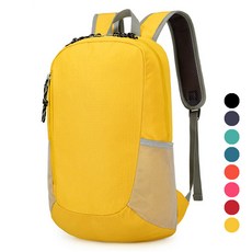 Elsso 男女通用迷你健行後背包, 黃色