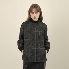 올리비아로렌 여성용 헤링본 체크 자켓 VOCFU4W9221