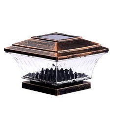 VISANG 圍籬柱太陽能LED門柱燈照明, 復古風