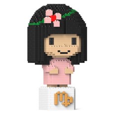 JEKCA 十二星座積木公仔 處女座款 L, 混色