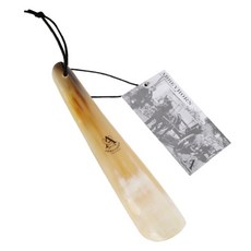 에비혼 가죽끈 플랫 슈혼 휴대용 미니 물소뿔 구두주걱 45 x 204 mm, 혼합색상, 1개