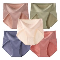 휴데이 여성 리얼빅사이즈 팬티 코튼 5종 세트