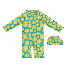 aquatica 兒童連身防磨衣 + 帽子套裝 AQABS401