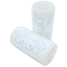 Beauty Home 大耳狗愛心大髮捲, 藍色, 2個