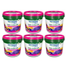heitmann Pure Oxi Power漂白劑 彩色衣物用, 6個, 500g
