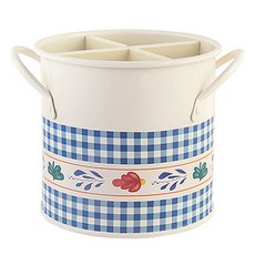 復古瀝水餐具筒, 象牙白, 1個