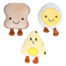 doongdoongpet 狗狗啾啾零食玩具3件組, 混合顏色, 1套