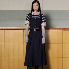 랩 플리츠 롱 스커트 AQ3WS863