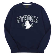 okstar 男女通用 Strong 小熊特厚雙面大學T 4SSP024