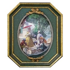 ArteCa-Sa 八角畫框 遊船圖畫框, 混合色