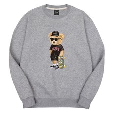 okstar 男女通用 街頭小熊 特殊雙面布料 大學T 1SSP026