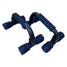 손목 보호 H형 푸쉬업바 2p, 블루, 130BPM-P02