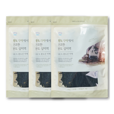 청해거상 황토가마에서 건조한 완도 실미역, 3개