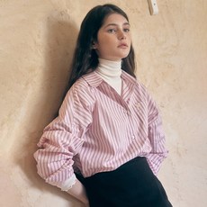 yournamehere 女款經典條紋棉質襯衫