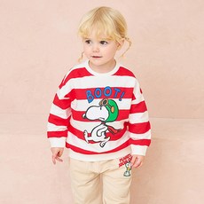 milkmile Peanuts 兒童史努比護目鏡造型大學T