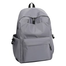 Elsso 超輕量休閒防水USB連接埠後背包, 灰色