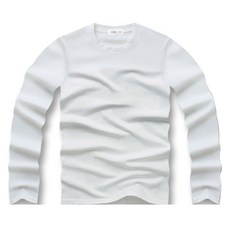 블루포스 남성용 세티칸 라운드 오버핏 무지 긴팔 티셔츠