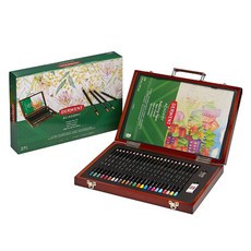 DERWENT 德爾文 Academy 彩色鉛筆木盒組 DE2305950, 混合色, 1套