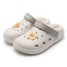 KAKAO FRIENDS 兒童用春植早安公園毛絨涼鞋