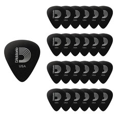 D'Addario Duralin 標準吉他彈片 DURALIN STD 1DBK7-25, 25個