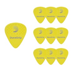 D'Addario Duralin DuraGrip 吉他撥片 DURALIN DURAGRIP 7DYL3-10, 10個